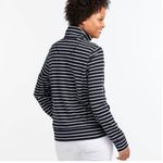L.L.Bean Women's Ultrasoft Sweats, Full-Zip Mock-Neck Jacket Stripe Photo 1