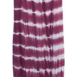 KORI America Tie Dyed Rayon Maxi Skirt Slits Pull On Size Large Purple Photo 0