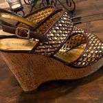 Marc Jacobs Like new Gold and Brown Women's wedges Photo 0
