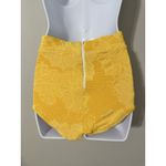 Seea High Waist Surf Bottoms Yellow Textured Floral NWOT Size M Size M Photo 3