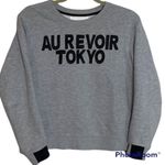 Aiko Au Revoir Tokyo Gray Sweatshirt Size Small Photo 2