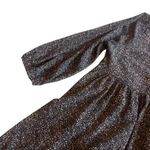 Madewell  Crinkle Georgette Mini Dress Babydoll Fun Print 3/4 Sleeve Size Small Photo 4