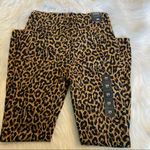 J.Crew  High-Rise Skinny Fit Leopard Print Jeans Photo 5
