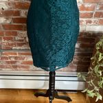 Top Shop Teal Green Lace Sleeveless Short Dress Size 6 Photo 3