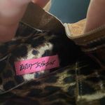 Betsey Johnson Terra suede platform booties with bow and fringe steampunk sz 7.5 Photo 9