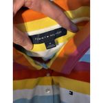 Tommy Hilfiger  Medium Polo Dress Multicolor Stripe Short Sleeve Casual Preppy Photo 4