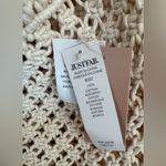 JustFab Crochet Fringe Shoulder Bag Bags in Natural Photo 3