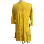 Alembika Asymmetric Crinkle Tunic / Dress – Chartreuse Yellow Photo 2