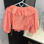 Tularosa  Hailey Wrap Top Coral Pink Photo 3