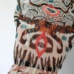 Forbidden Boho Sheer Tank Womens Top Size Medium Black Lace Ruffle Photo 6