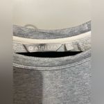 Athleta Womens medium Light Gray Cinched Waist Sweater Dress Photo 5