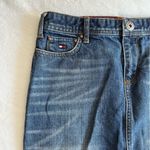 Tommy Hilfiger  Vintage Y2K Dark Wash Midi Denim Skirt Size 2 Photo 2