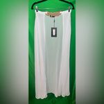 Pretty Little Thing NWT White Bikini 3 Piece Set with Sheer Cover-Up size 6-FLAW Photo 10