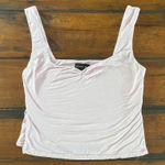 White Fox  Light Pink Tank Top, Size S Photo 0