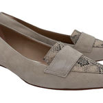 Clarks Womens Size 10 Laina 15 Loafer 2 Beige Leather Dress Dress Flats Shoes Photo 0