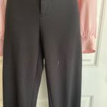 Michael Kors Black Stretchy Midrise Button Straight Leg Pants Sz 4 Photo 2