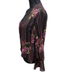 Forever 21 Floral Chiffon Cardigan Long Sleeve Blouse Sheer Size Small Forever‎ 21 NWT Photo 2