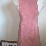SheIn Pink Corduroy Overall Dress XSmall Photo 4