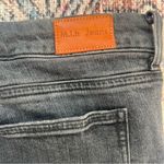 Mih Jeans Daily Jean High Rise Straight Jeans in Chippy Wash Faded Black Frayed Size 29 Photo 9