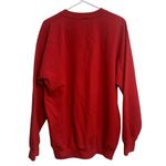 Gildan Y2K Red Santa Claus Christmas‎ Holiday Crewneck Grandma Sweater Size L Photo 1