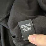 MSK Evening Jersey Trapeze Black Dress silver shimmer crystal ring accent Size S Photo 8