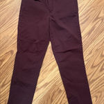 Jessica Simpson Burgundy high rise skinny Ankle jeans pants Photo 0