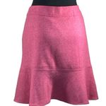 Gap Hot pink Barbie Elle Woods peplum pencil  flare wool Y2K knee length skirt vtg Photo 1