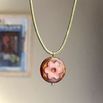 Handmade quality Czech glass bead fairy boho vintage retro style necklace🌿✨ Photo 0