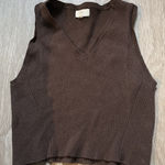 LA Hearts Brown Crop Top Photo 0