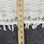 Lilly Pulitzer Tank Top Women's S White Crochet Chevron Tassel Fringe Beach Photo 5