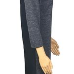 Adrienne Vittadini Grey front and Black back split V-neck hi low dress Small EUC Photo 3