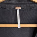 Free People denim jacket black tunic boho XS Photo 4