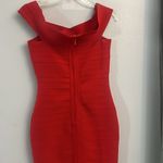Stunning iconic bandage Red dress in off the shoulder Holiday Small Photo 8