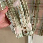 Pendleton  button front shirt plaid with pockets 100% cotton 16 Petite Photo 3