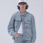 Madhappy  x Guess Originals Denim Jean Jacket Size Small New Photo 1