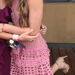 Self Portrait Pink Hoco Dress Photo 1