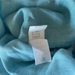 CP Shades  Linen Tunic Top 100% Linen Light Blue Size Small Photo 5