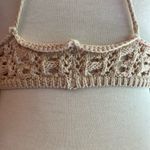 Listicle Crochet Festival Fairy Summer Halter Top in Tan Photo 6
