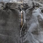 American Eagle Size 16 Black Distressed Mom Jean Photo 3