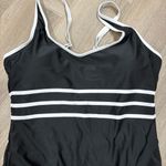 Women's One Piece Athletic Swimsuit Sports Cheeky High Cut Bathing Suit Black Size XL Photo 5