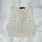 Forever 21 Cream Vest Photo 1