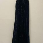 AQUA Womens High Neck Black Velvet High Low Dress Size XS Photo 6