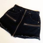 Carmar Black Denim Mini Skirt Size 2 Photo 1