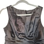 Adrianna Papell  Black Sleeveless Fitted Formal Sheath Dress Women Sz 10 Photo 2