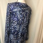 Elie Tahari LILO Printed Silk Dress Open Sleeves Photo 5