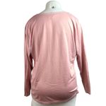 Charter Club  Intimates Women's Pink Long Sleeve Henley Lounge Pajama Top Sz 2XL Photo 1