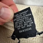 NY Jeans NY & Co Womens Beige Fleece Zip-Up Jacket With Pockets Size L Photo 5