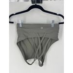 Lululemon Energy Bra High-Neck Longline Tough *Medium Support Rhino Gray Photo 3