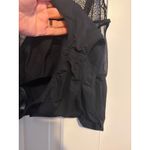 Calvin Klein Black Lace Mesh Strappy Teddy Bodysuit L XL Photo 5