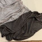 Allen Allen  gray striped midi dress coverup xs Photo 2